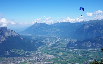 Blick richtung St.Galler Rheintal